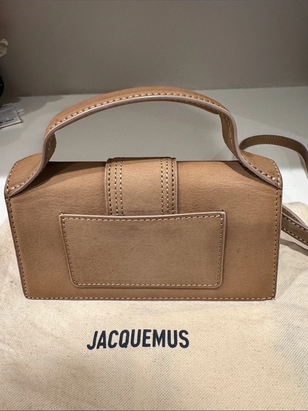 Jacquemus le bambino Mini Top-Handle Crossbody bag - Picture 4 of 10